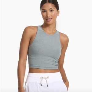 Vuori Elevation Plyo Tank in Stormy Heather, Size Medium